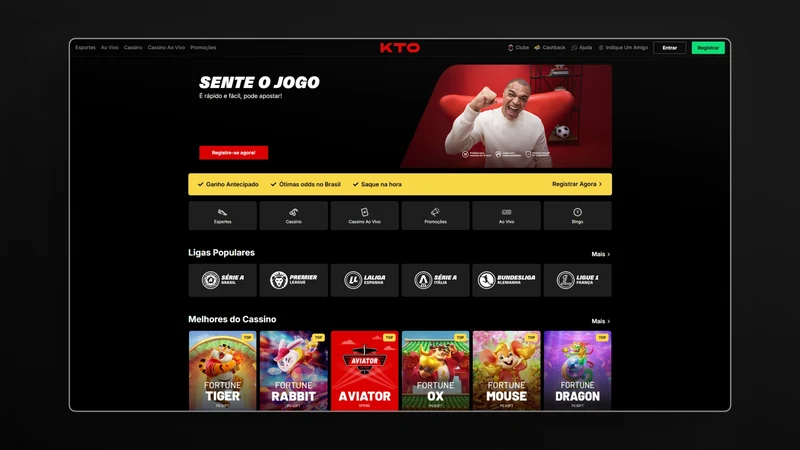 KTO: cashback sem rollover em cada rodada
